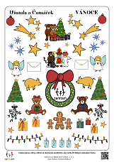 Samolepkový arch Vánoce